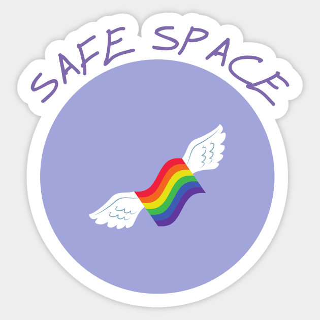 Safe Space Letter Sticker by casualism